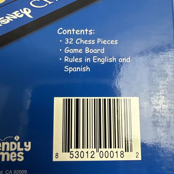 Disney Chess Set Collectors Edition Heroes & Villains Hand Painted Pieces 2004 - Picture 7 of 8